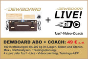 Dewboard Abo + Live-Coach buchen