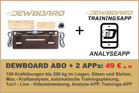 Dewboard Abo + Apps buchen